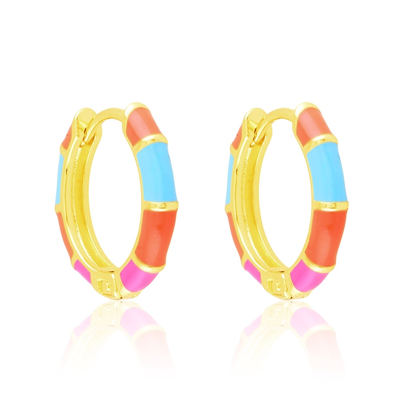 Kolczyki 14k emaliowane LUNA EAP45476 Kolczyki 14k emaliowane LUNA EAP45476