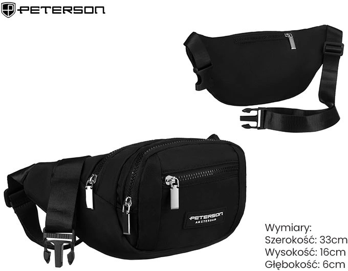 Saszetka PTN POM-S01 Black TD1384 Saszetka PTN POM-S01 Black TD1384