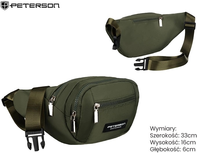 Saszetka PTN POM-S01 Khaki TD1389 Saszetka PTN POM-S01 Khaki TD1389