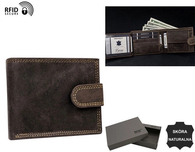 Portfel skórzany męski N0035LCHM-NL Brown P2657 Portfel skórzany męski N0035LCHM-NL Brown P2657