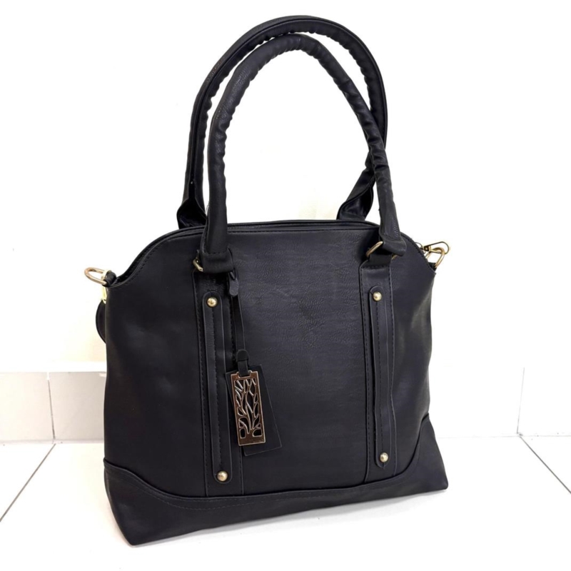 Torba damska czarna 35x30cm TD1393 Torba damska czarna 35x30cm TD1393