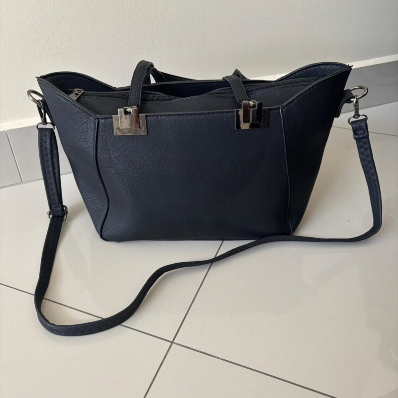 Torba damska czarna 40x23cm TD1394 Torba damska czarna 40x23cm TD1394