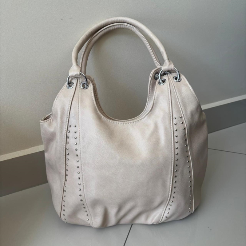 Torba damska beżowa 33x22cm TD1398 Torba damska beżowa 33x22cm TD1398