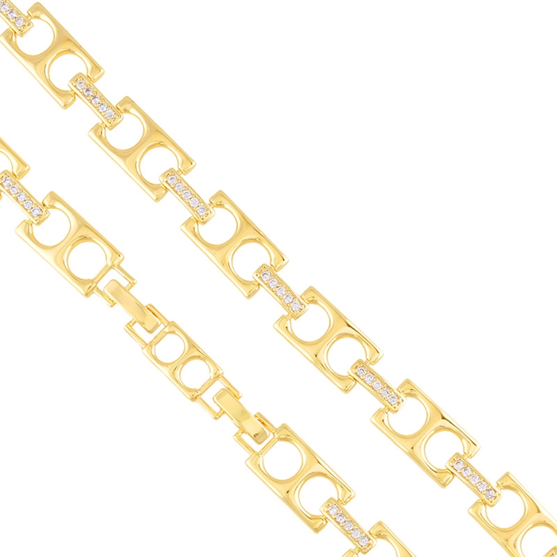 Bransoletka 14k z kryształkami Milan BP23349 Bransoletka 14k z kryształkami Milan BP23349