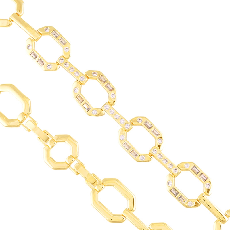 Bransoletka 14k z kryształkami Milan BP23351 Bransoletka 14k z kryształkami Milan BP23351