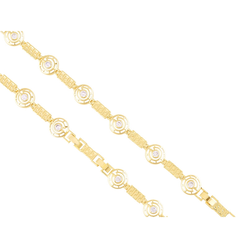 Bransoletka 14k grecki wzór Milan BP23353 Bransoletka 14k grecki wzór Milan BP23353