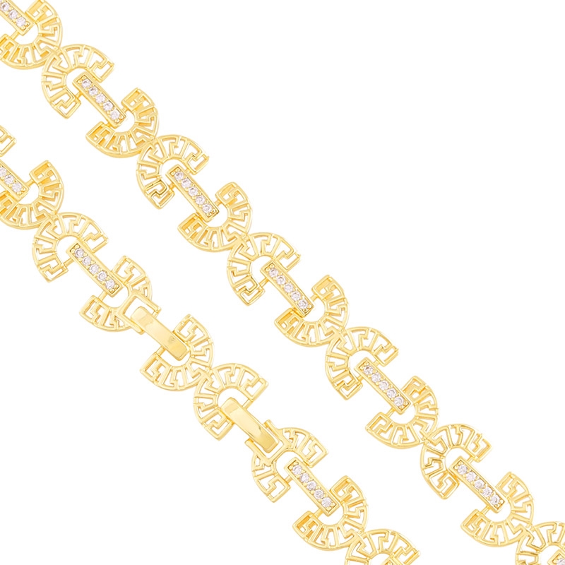 Bransoletka 14k grecki wzór Milan BP23355 Bransoletka 14k grecki wzór Milan BP23355