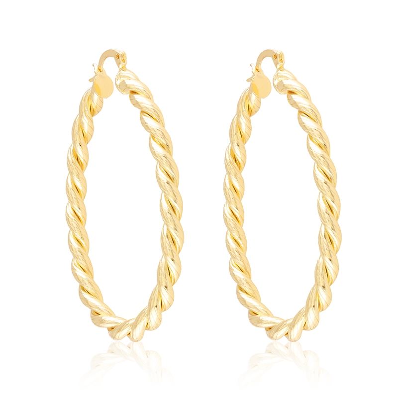 Kolczyki 14k owalne Milan EAP45645 Kolczyki 14k owalne Milan EAP45645
