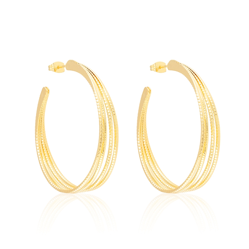 Kolczyki 14k koła Milan EAP45646 Kolczyki 14k koła Milan EAP45646