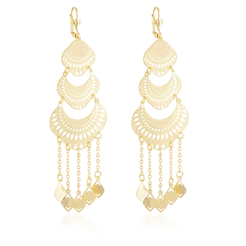 Kolczyki 14k wiszące Milan EAP45648