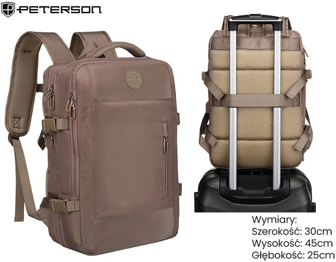 Plecak podróżny PTN 24421 Beige PL566 Plecak podróżny PTN 24421 Beige PL566