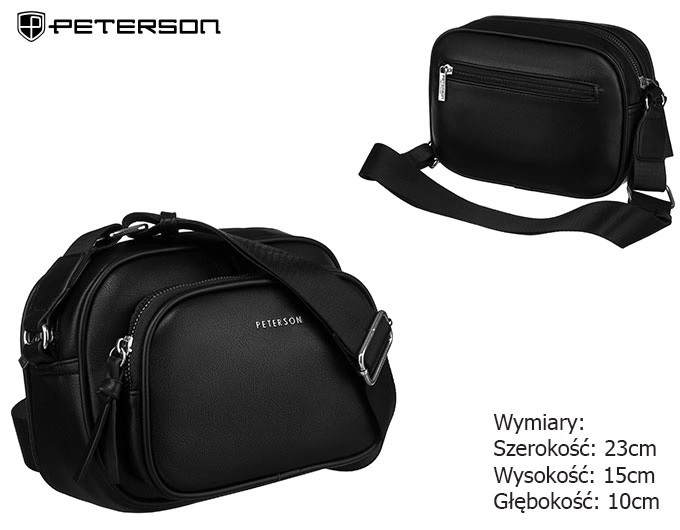 Torba damska PTN TOR-ALE-20 Black TD1402 Torba damska PTN TOR-ALE-20 Black TD1402