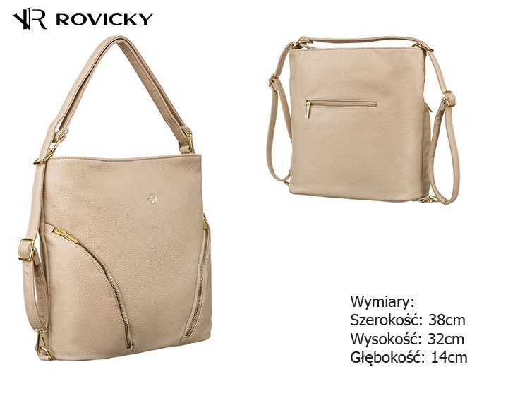 Torba plecak R-KP-18-DN D.Beige TD1403 Torba plecak R-KP-18-DN D.Beige TD1403