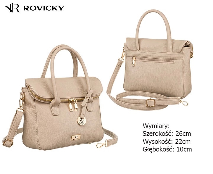 Torebka damska R-TOR-ALE-8 D.Beige TD1410 Torebka damska R-TOR-ALE-8 D.Beige TD1410