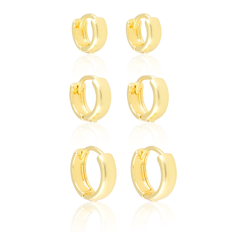 Kolczyki 14k codzienne 3pary/op EAP45785 Kolczyki 14k codzienne 3pary/op EAP45785