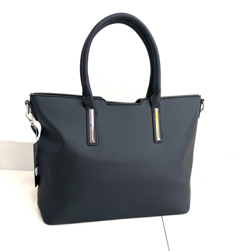Torebka damska codzienna silver 40x30cm TD1418 Torebka damska codzienna silver 40x30cm TD1418