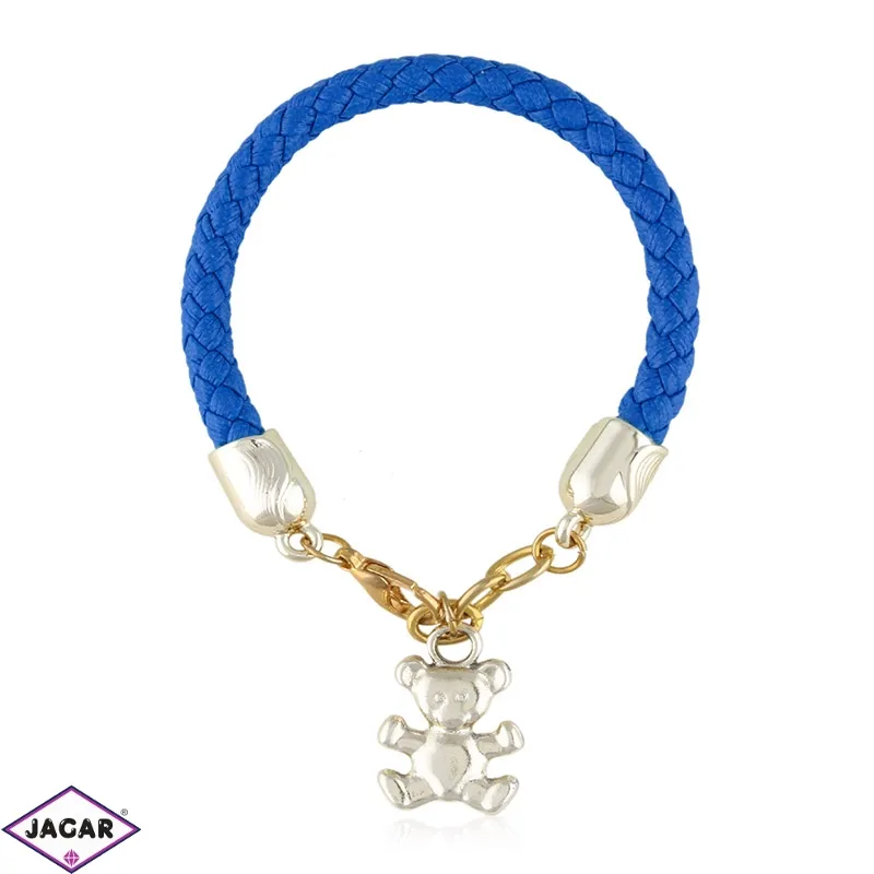 Bransoletka pleciona - teddy - BRA2115 Bransoletka pleciona - teddy - BRA2115