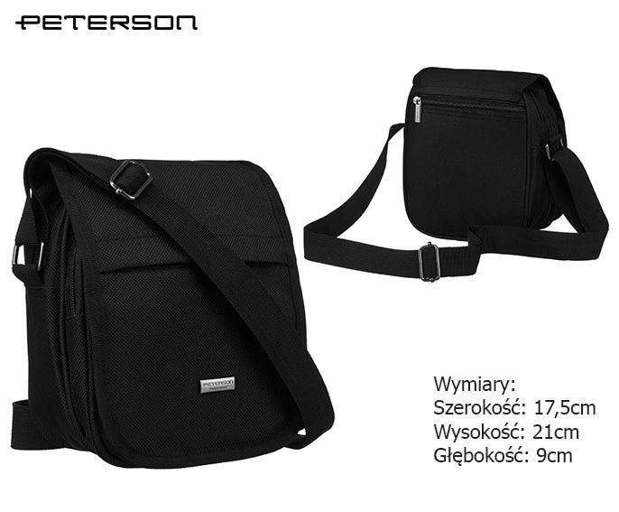 Torba męska PTN 6524 Black TM35 Torba męska PTN 6524 Black TM35