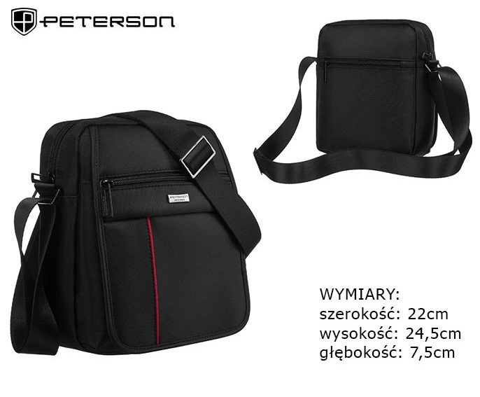 Torba męska PTN 73203 Black TM36 Torba męska PTN 73203 Black TM36