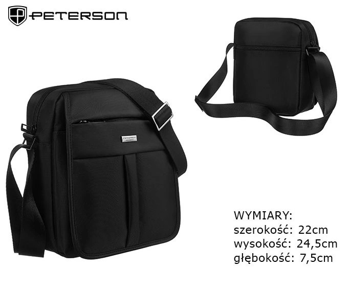 Torba męska PTN 73204 Black TM37 Torba męska PTN 73204 Black TM37