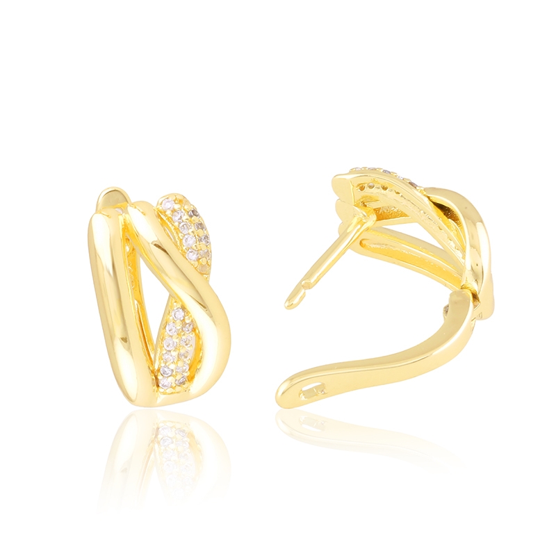 Kolczyki 14k z kryształkami Milan EAP45880
