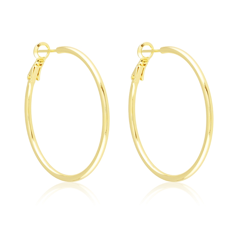 Kolczyki 14k koła 4cm Milan EAP45899 Kolczyki 14k koła 4cm Milan EAP45899