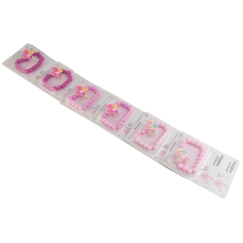 Bransoletka dziecięca UNICORN 6szt/op BRA5198 Bransoletka dziecięca UNICORN 6szt/op BRA5198