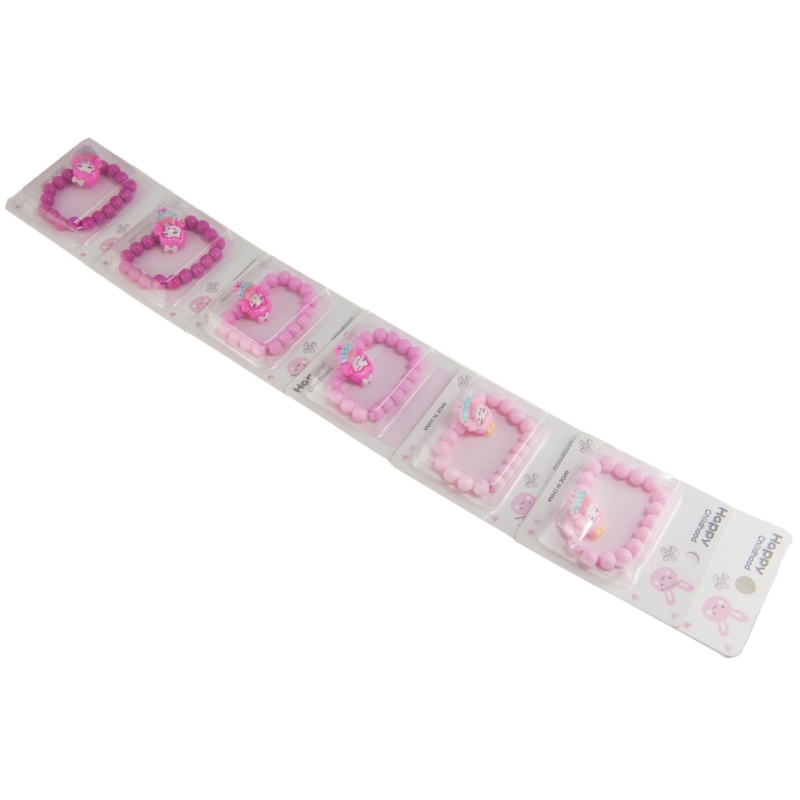 Bransoletka dziecięca GIRL 6szt/op BRA5200 Bransoletka dziecięca GIRL 6szt/op BRA5200