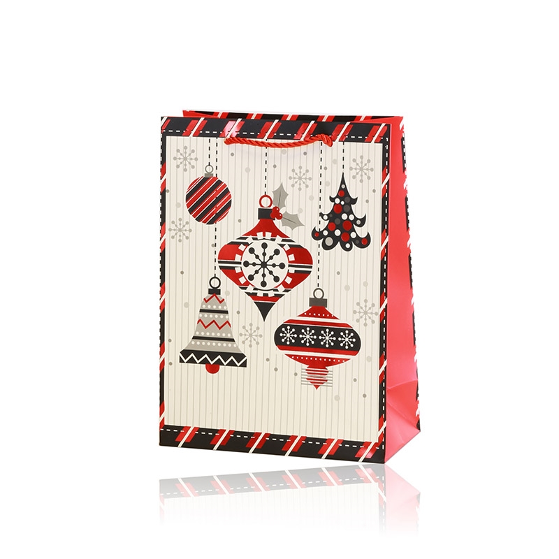 Torebki świąteczne 23x18x8cm 12szt/op TP1271 Torebki świąteczne 23x18x8cm 12szt/op TP1271
