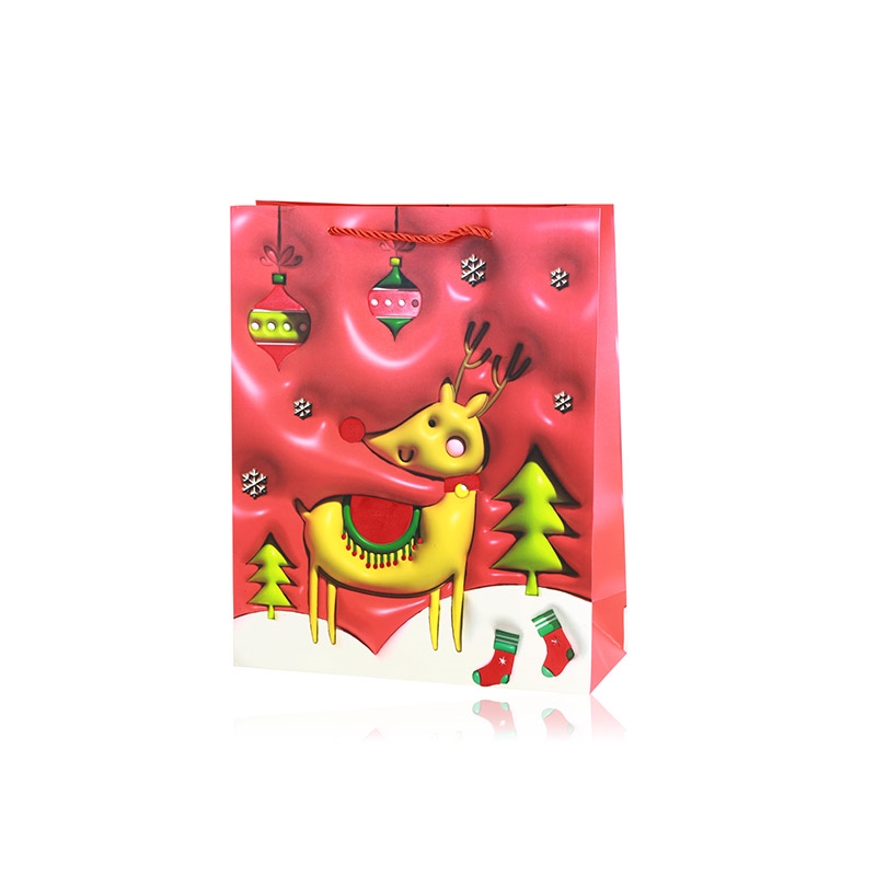 Torebki świąteczne 23x18x8cm 12szt/op TP1284 Torebki świąteczne 23x18x8cm 12szt/op TP1284