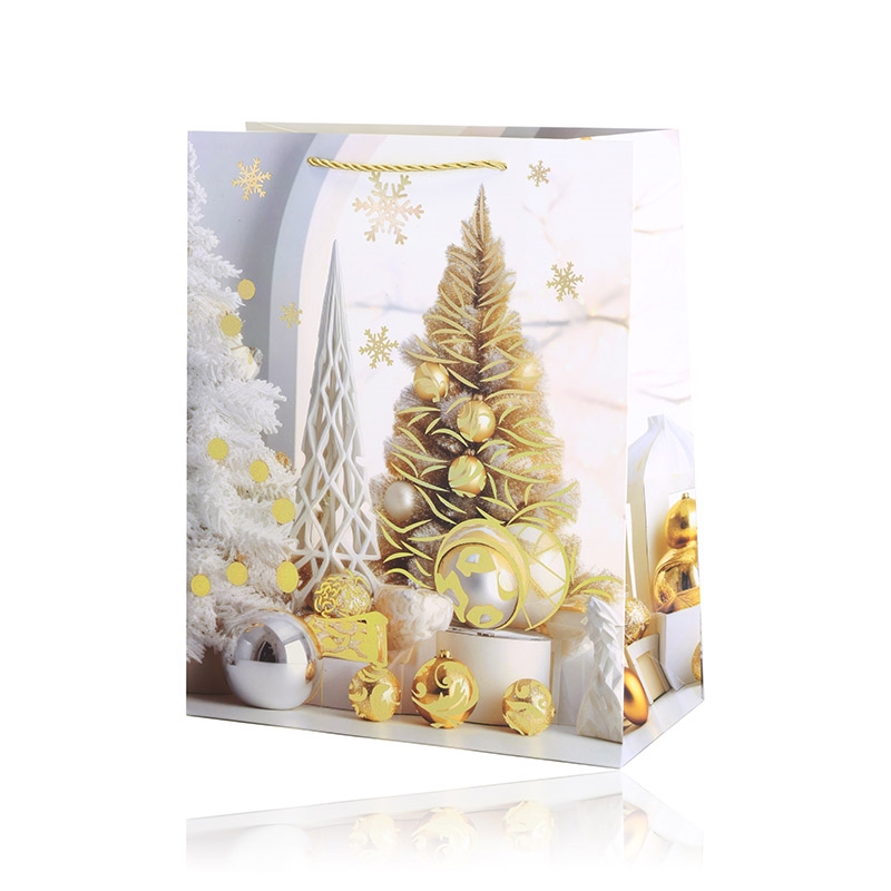 Torebki świąteczne 42x30x12cm 12szt/op TP1293 Torebki świąteczne 42x30x12cm 12szt/op TP1293