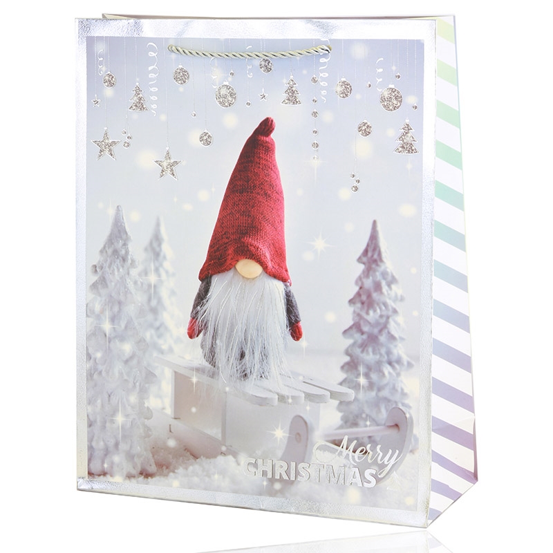 Torebki świąteczne 42x30x12cm 12szt/op TP1308 Torebki świąteczne 42x30x12cm 12szt/op TP1308