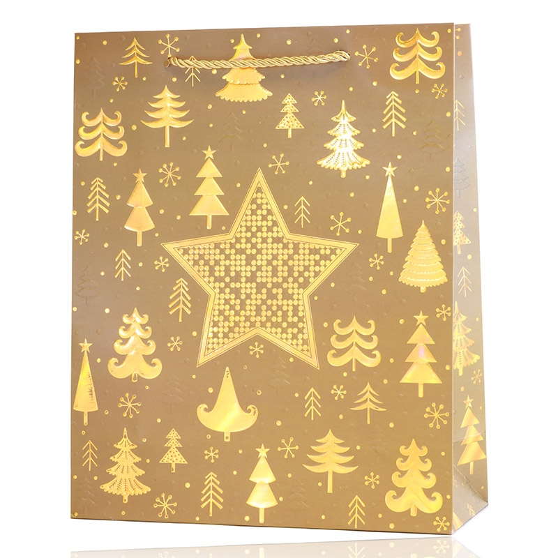 Torebki świąteczne 42x30x12cm 12szt/op TP1317 Torebki świąteczne 42x30x12cm 12szt/op TP1317