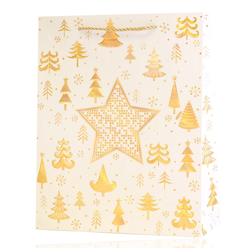 Torebki świąteczne 42x30x12cm 12szt/op TP1317 Torebki świąteczne 42x30x12cm 12szt/op TP1317