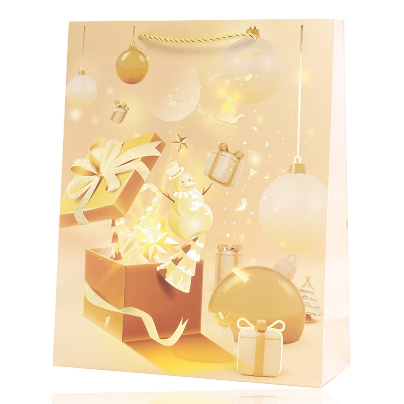 Torebki świąteczne 42x30x12cm 12szt/op TP1332 Torebki świąteczne 42x30x12cm 12szt/op TP1332