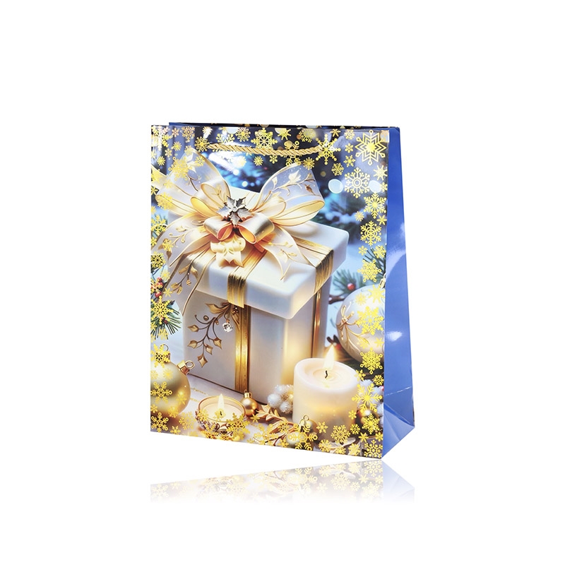 Torebki świąteczne 23x18x8cm 12szt/op TP1337 Torebki świąteczne 23x18x8cm 12szt/op TP1337