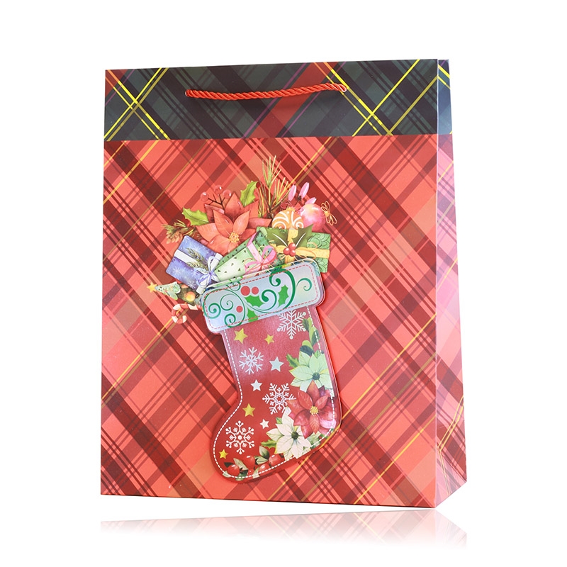 Torebki świąteczne 32x26x10cm 12szt/op TP1414 Torebki świąteczne 32x26x10cm 12szt/op TP1414