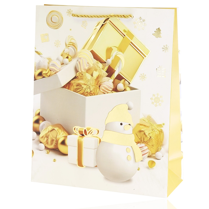 Torebki świąteczne 42x30x12cm 12szt/op TP1433 Torebki świąteczne 42x30x12cm 12szt/op TP1433