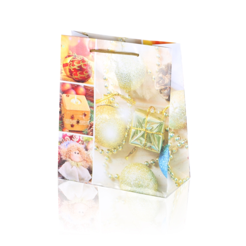 Torebki prezentowe świąteczne 22x18cm 12szt TP516 Torebki prezentowe świąteczne 22x18cm 12szt TP516