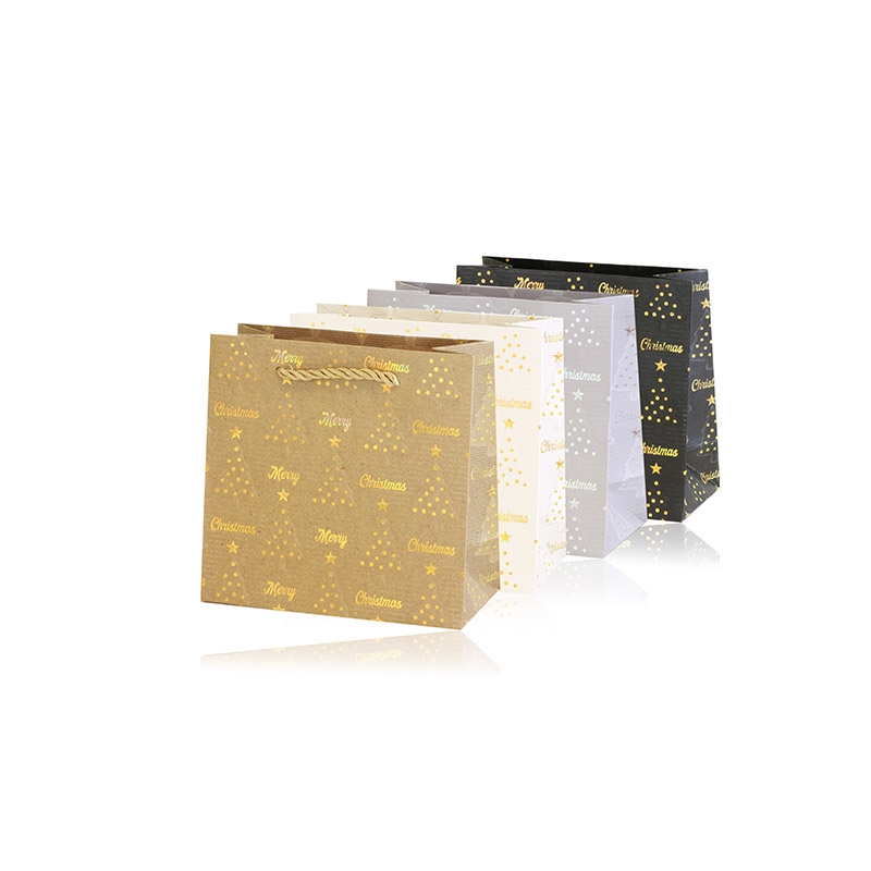 Torebki świąteczne 14x12x6cm 12szt/op TP1455
