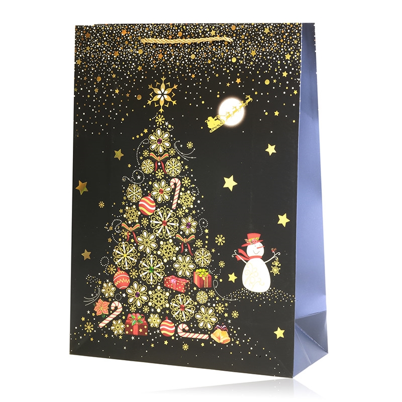 Torebki świąteczne 42x30x12cm 12szt/op TP1456 Torebki świąteczne 42x30x12cm 12szt/op TP1456