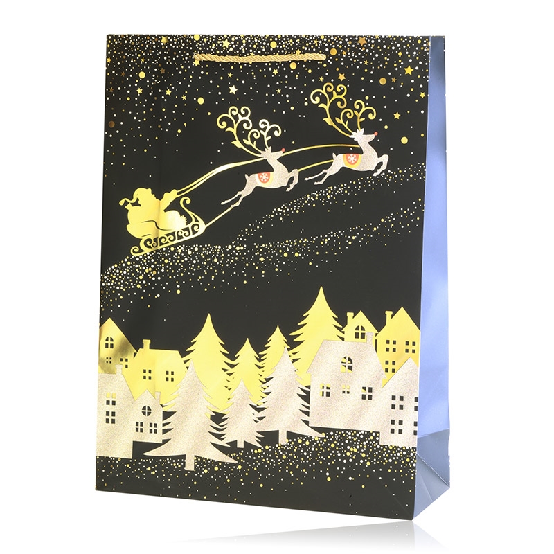 Torebki świąteczne 42x30x12cm 12szt/op TP1456 Torebki świąteczne 42x30x12cm 12szt/op TP1456
