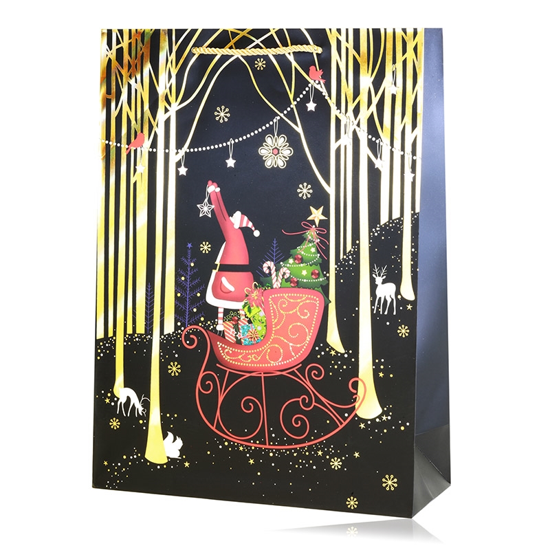 Torebki świąteczne 42x30x12cm 12szt/op TP1456 Torebki świąteczne 42x30x12cm 12szt/op TP1456
