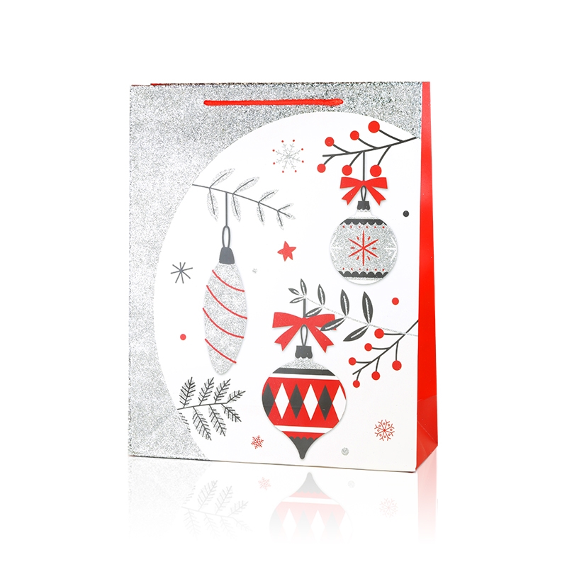 Torebki prezentowe świąteczne 32x26cm 12szt TP523 Torebki prezentowe świąteczne 32x26cm 12szt TP523