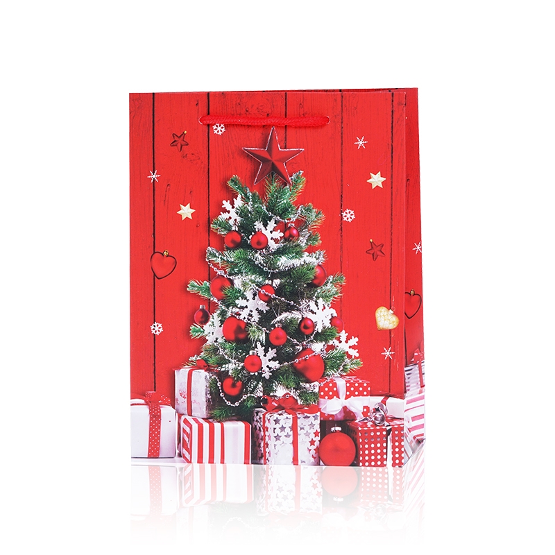 Torebki prezentowe świąteczne 32x26cm 12szt TP525 Torebki prezentowe świąteczne 32x26cm 12szt TP525