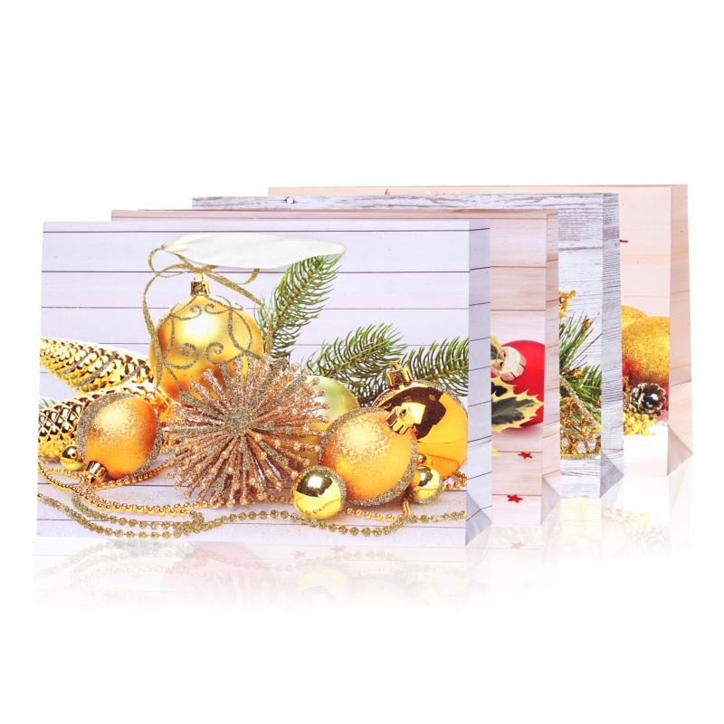 Torebki prezentowe świąteczne 32x26cm 12szt TP527 Torebki prezentowe świąteczne 32x26cm 12szt TP527