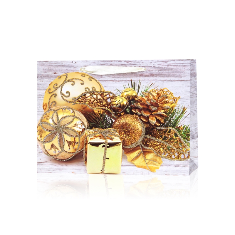 Torebki prezentowe świąteczne 32x26cm 12szt TP527 Torebki prezentowe świąteczne 32x26cm 12szt TP527