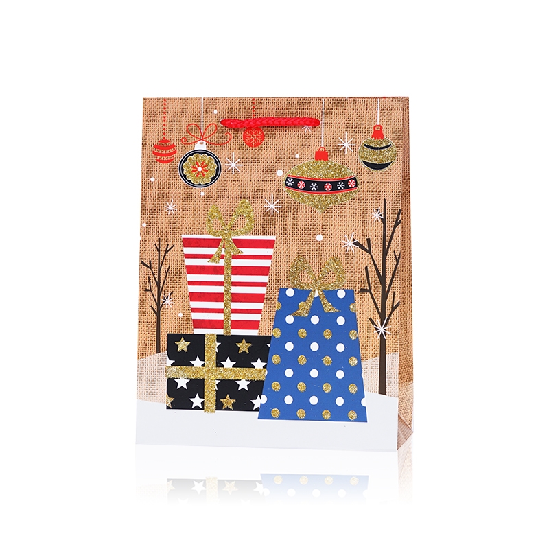 Torebki prezentowe świąteczne 32x26cm 12szt TP530 Torebki prezentowe świąteczne 32x26cm 12szt TP530