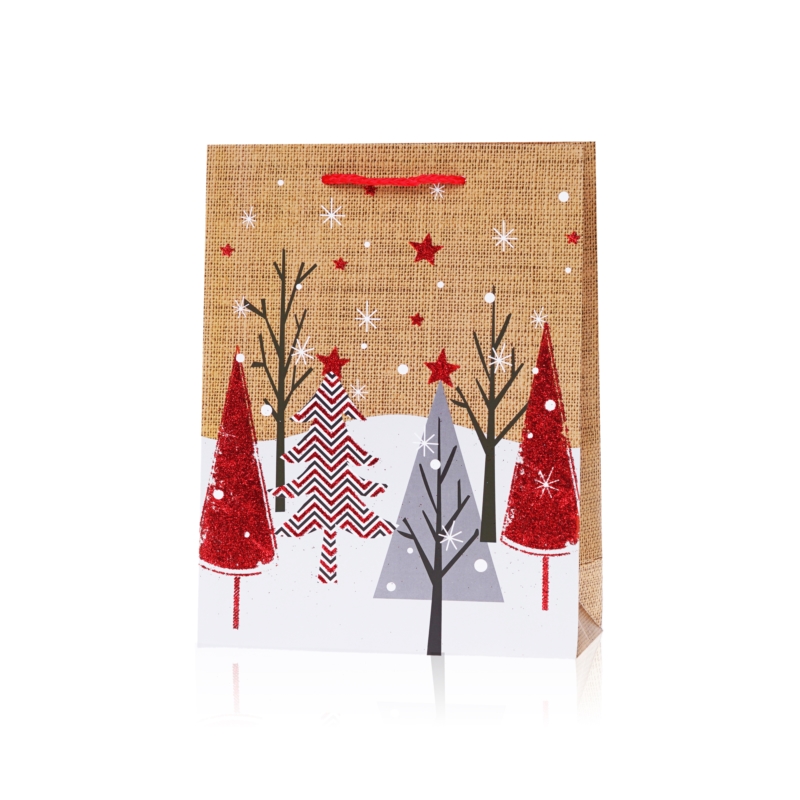Torebki prezentowe świąteczne 32x26cm 12szt TP530 Torebki prezentowe świąteczne 32x26cm 12szt TP530