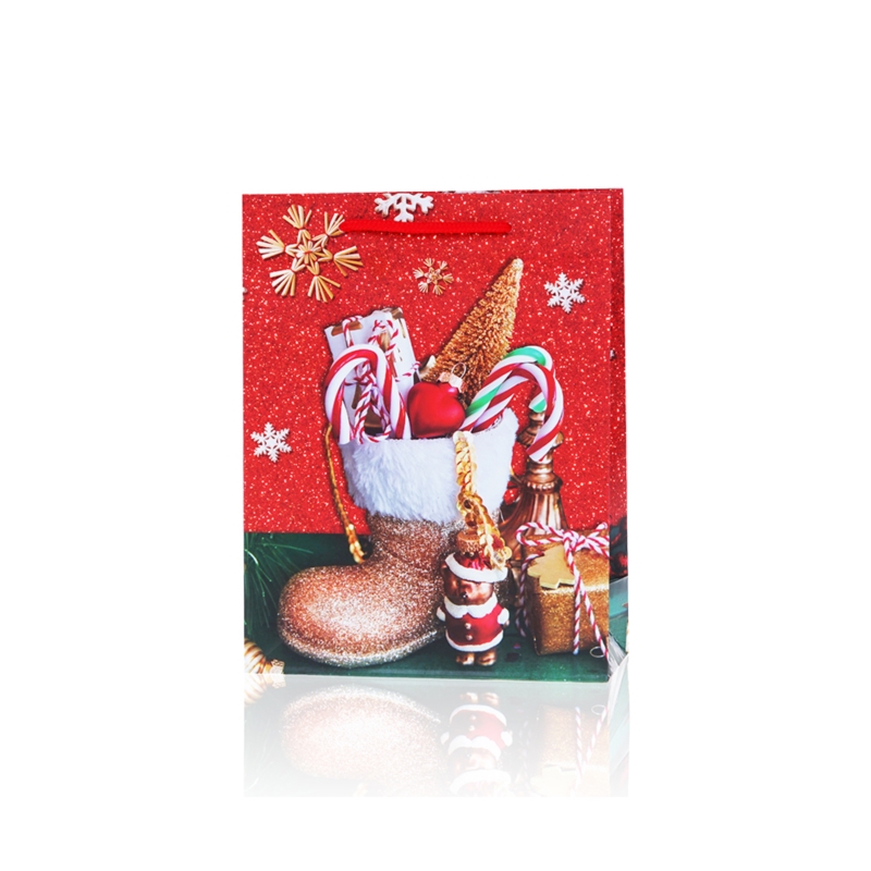 Torebki prezentowe świąteczne 24x18cm 12szt TP533 Torebki prezentowe świąteczne 24x18cm 12szt TP533